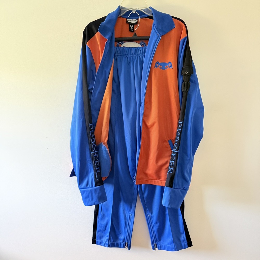Rare Puscifer Official Blue Orange Track Suit 2 Pc Set Mixed Sizes L/XXL EUC